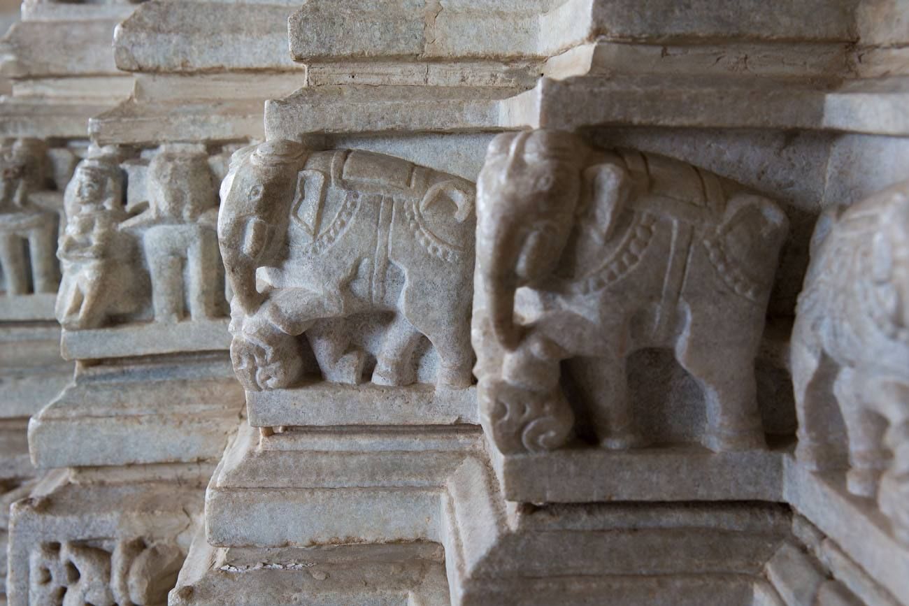 Elephants in Ranakpur