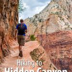 Hidden Canyon Zion National Park