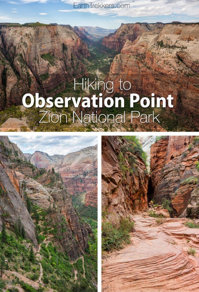 Hiking To Observation Point In Zion National Park Earth Trekkers 