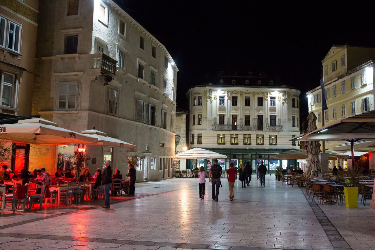 Split at Night Best Things to Do in Split.