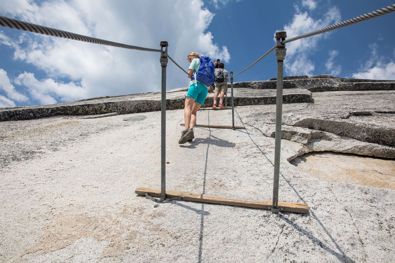 hiking half dome in yosemite, a step-by-step guide