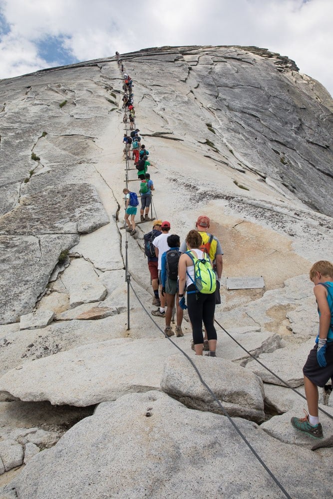 Climbing the Half Dome Cables A Journey in 18 Photos Earth Trekkers