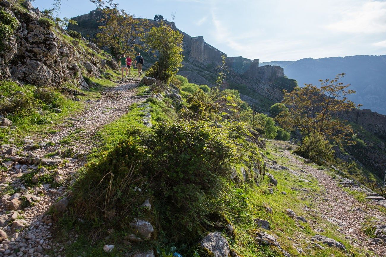 Trail and Castle Walls