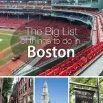 Best things to do in Boston: Freedom Trail, Fenway Park, Boston Common, and much more.