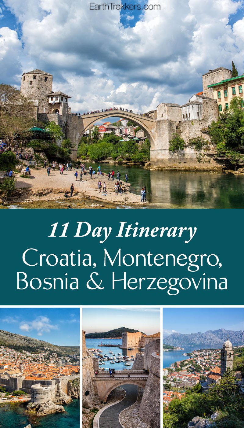 11 Day Balkan Peninsula Itinerary: Croatia, Montenegro, and Bosnia