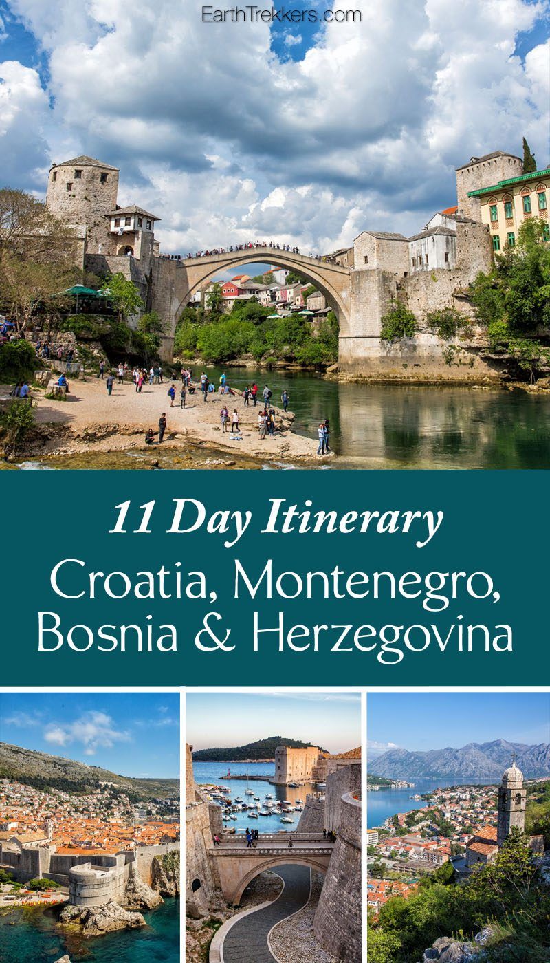 Croatia Montenegro Bosnia Itinerary
