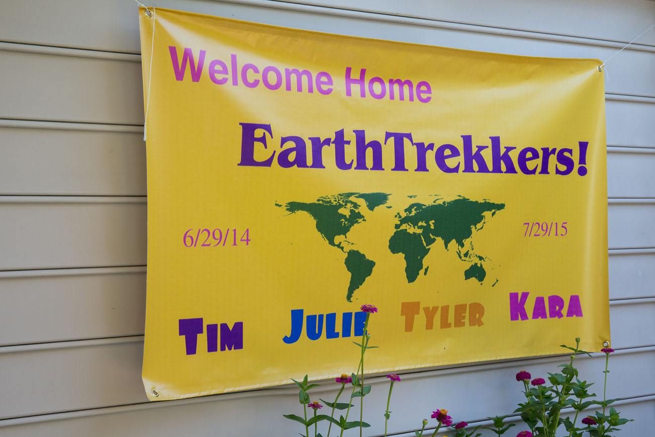 Welcome Home Earth Trekkers