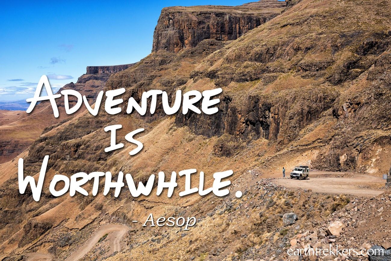 Adventure is Worthwhile Travel Quotes