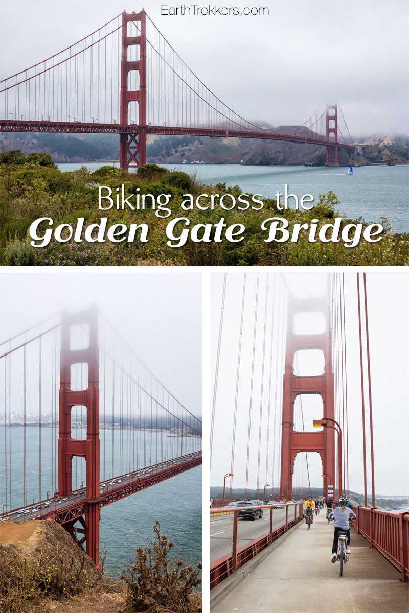 biking across golden gate bridge