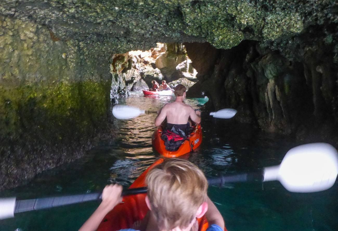 Kayaking in Cave