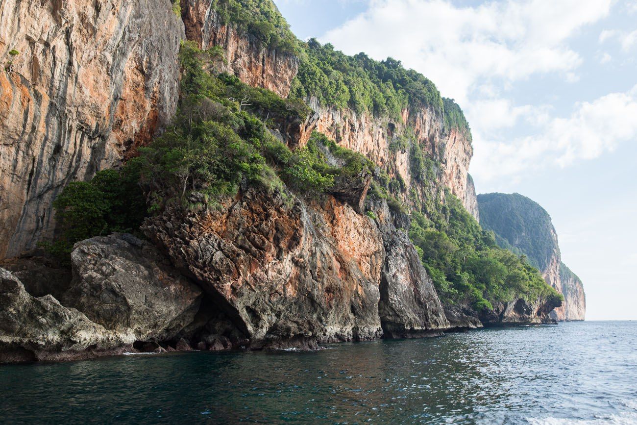 Phi Phi Island cliffs