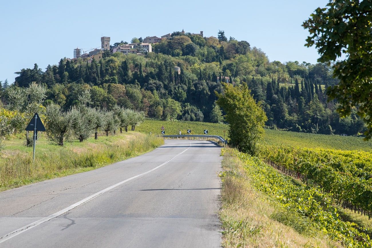 Road to Bertinoro