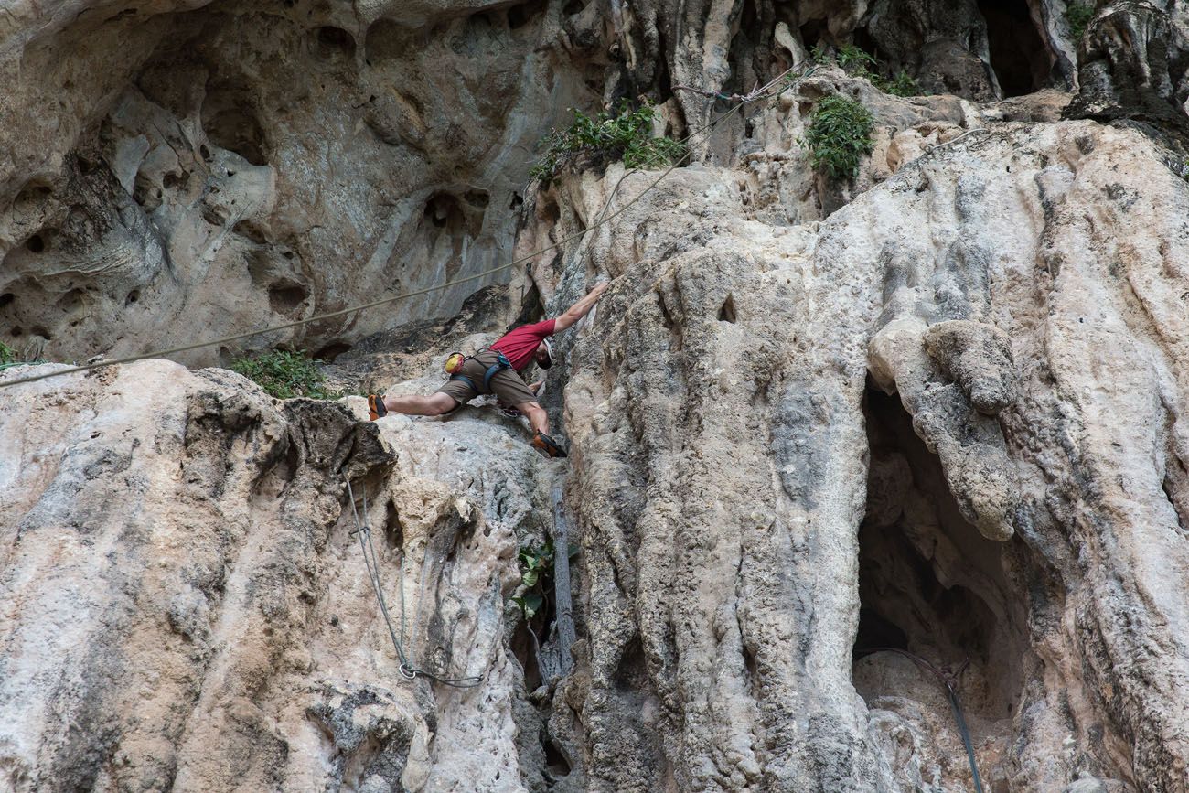 Tim Rock Climbing