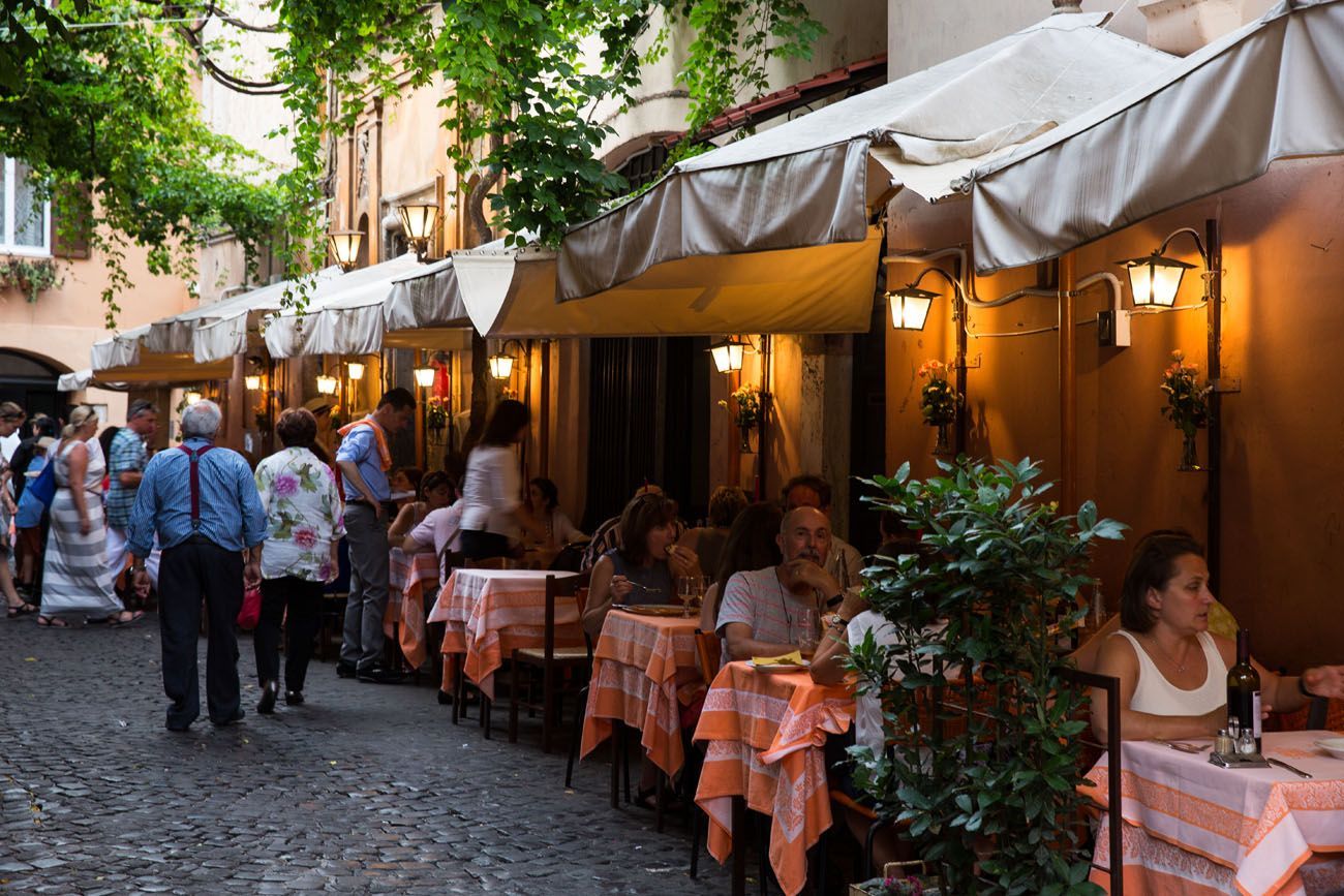 Trastevere 2 days in Rome itinerary