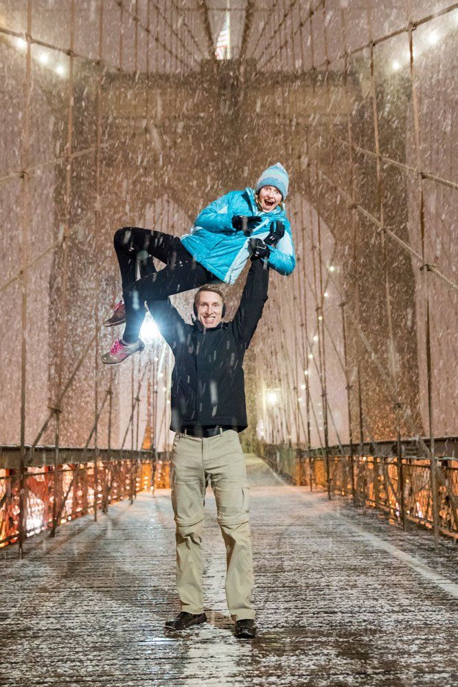 Brooklyn Bridge in Snow | One Day in Brooklyn