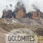 Hiking Dolomites Tre Cime