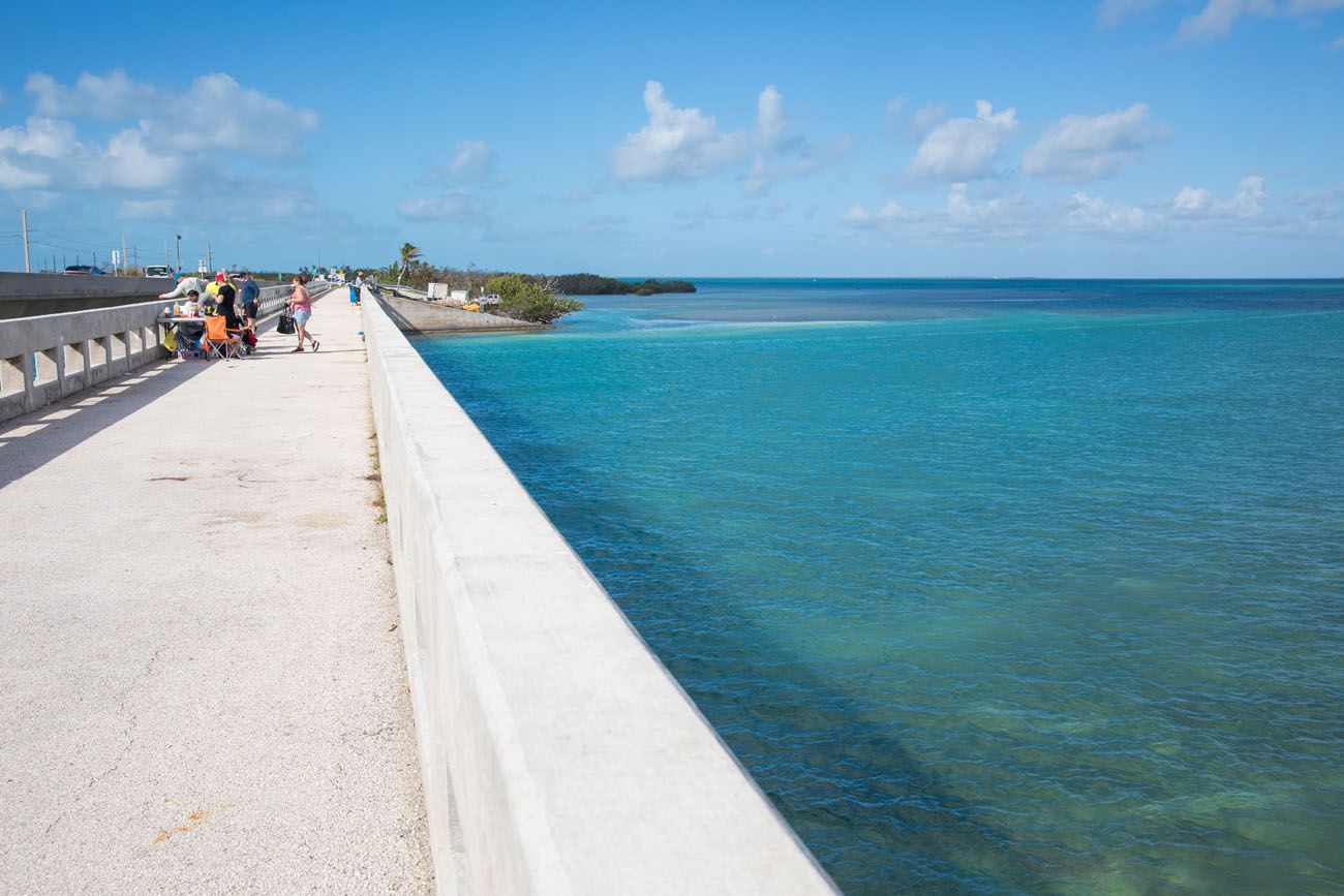 Pedestrian Bridge Florida Keys road trip