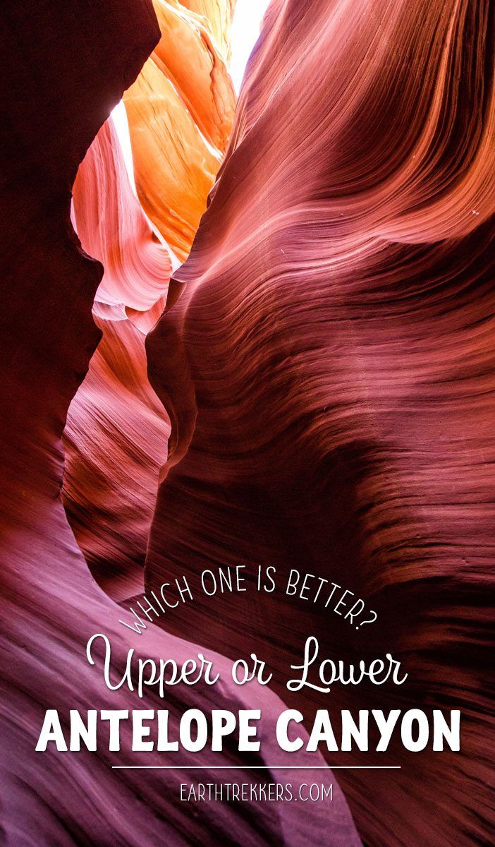 Upper vs Lower Antelope Canyon