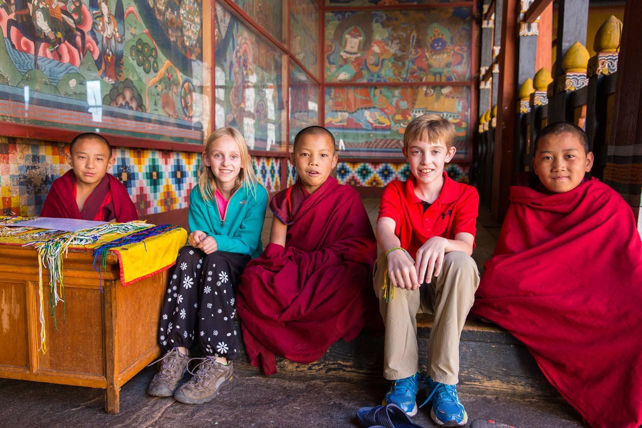 Bhutan with kids