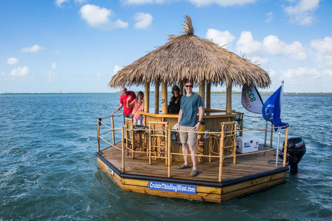 Cruising Around Key West In A Floating Tiki Boat Earth Trekkers