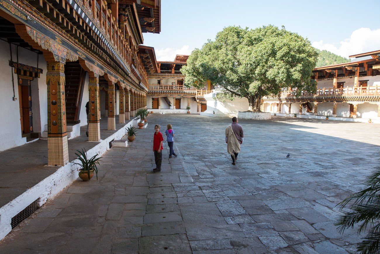 Dzong Courtyard