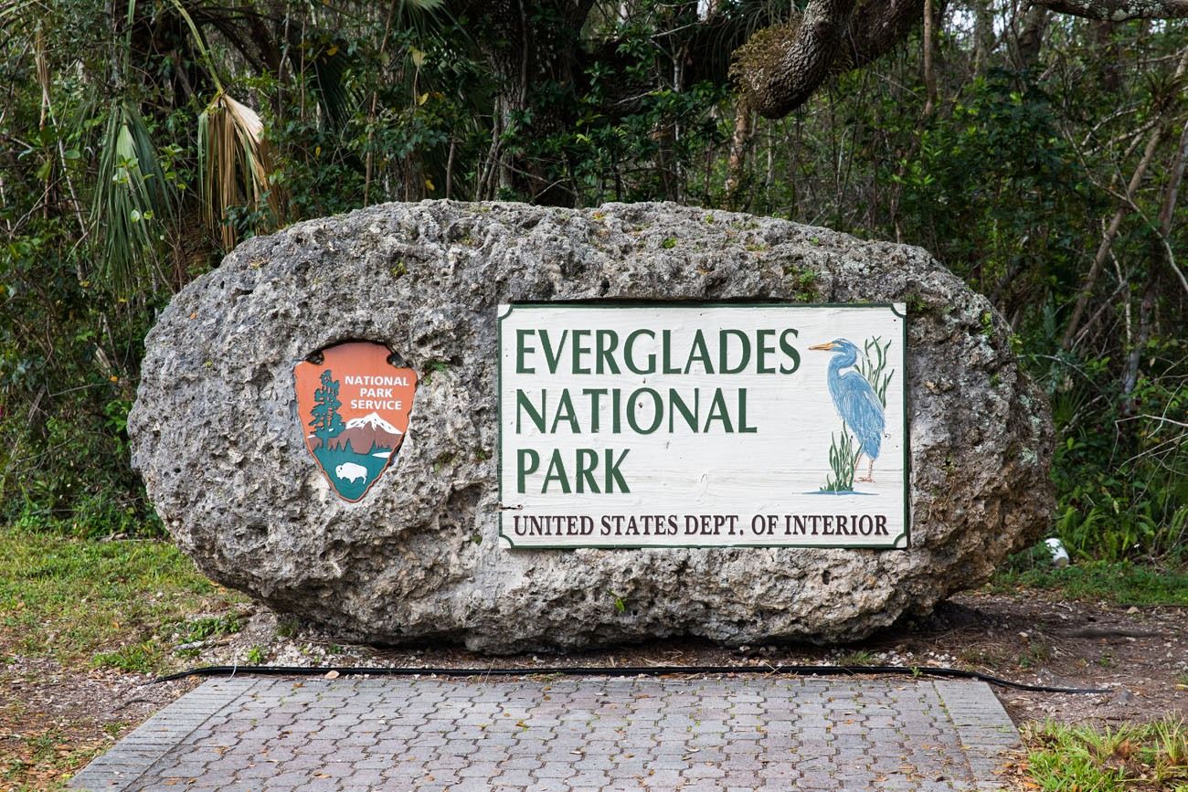 Everglades Park Sign