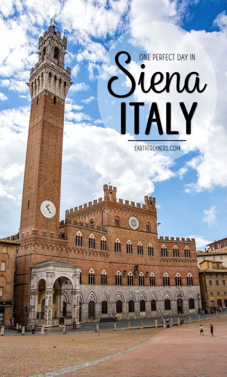 One Perfect Day in Siena Italy
