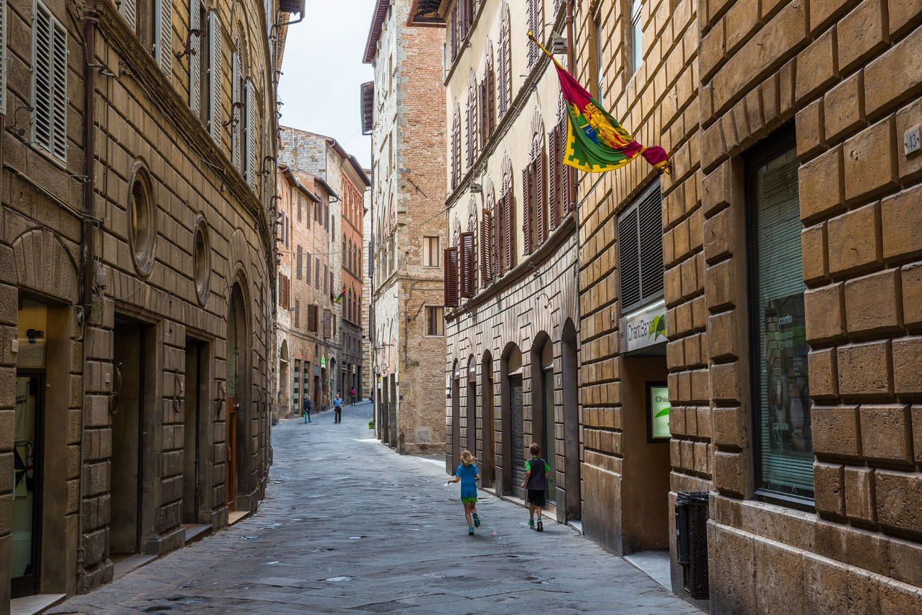 Siena Streets One day in Siena