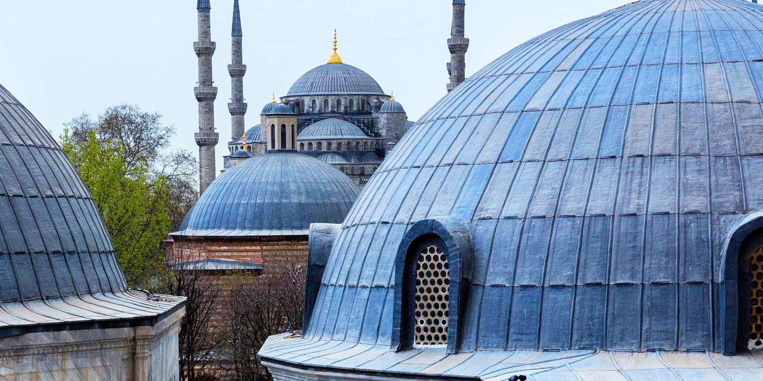 a group of domes with towers