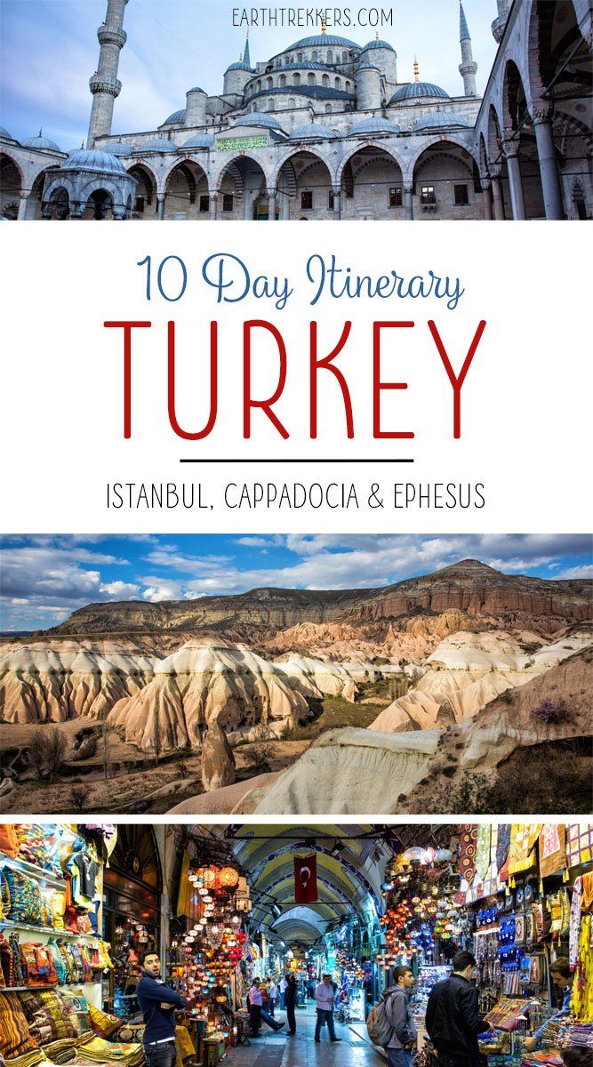 10 Day Turkey Itinerary Istanbul Cappadocia Ephesus Earth