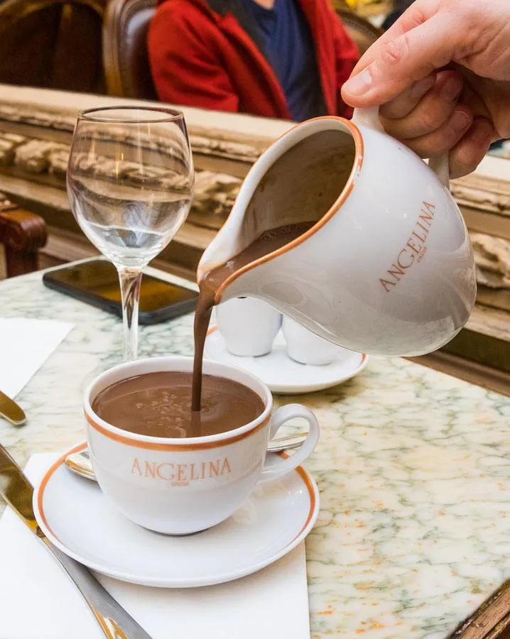 Angelina Hot Chocolate Paris itinerary