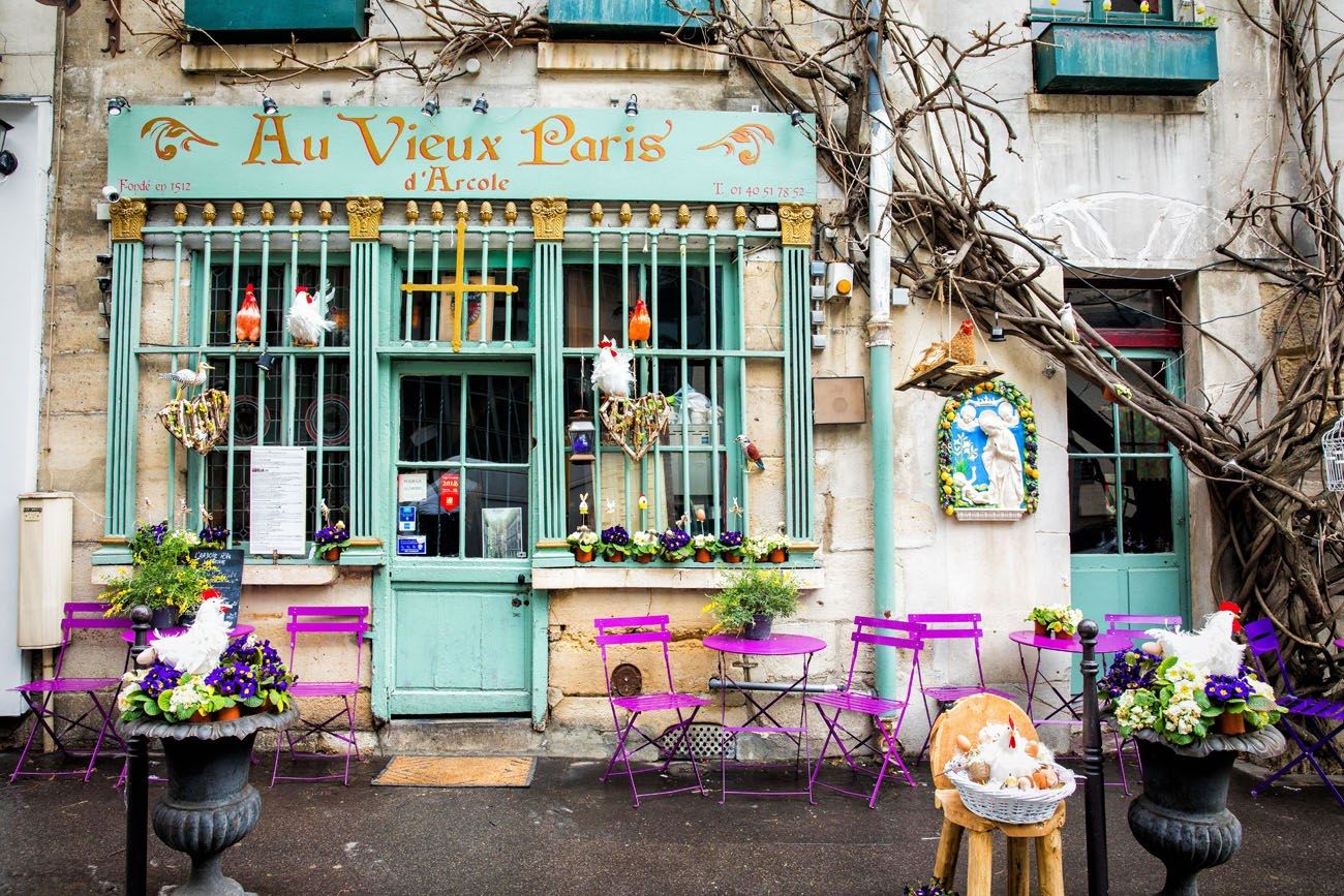 Au Vieux Paris | 2 Days in Paris Itinerary