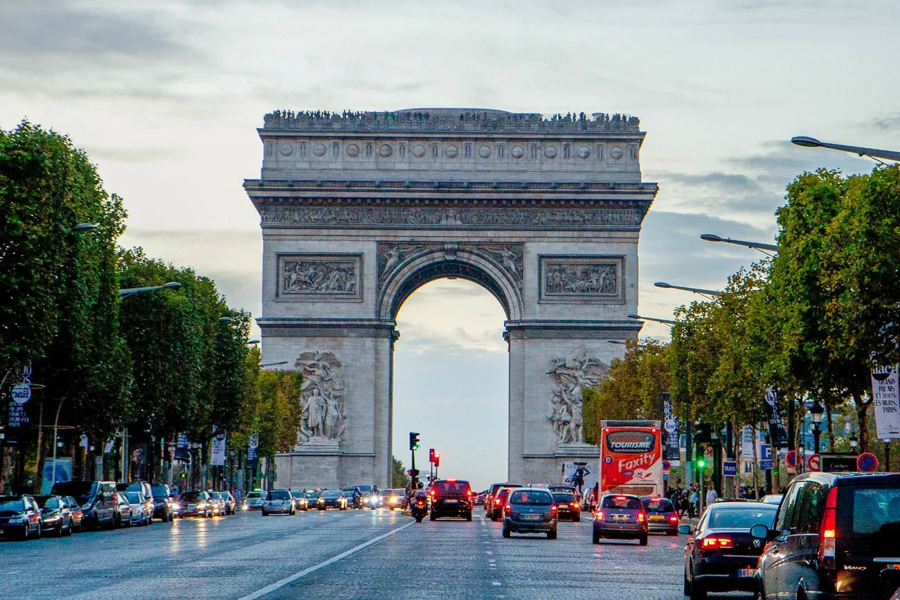 Champs Elysees Paris itinerary