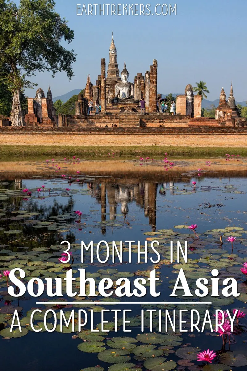 3 Months Southeast Asia Itinerary