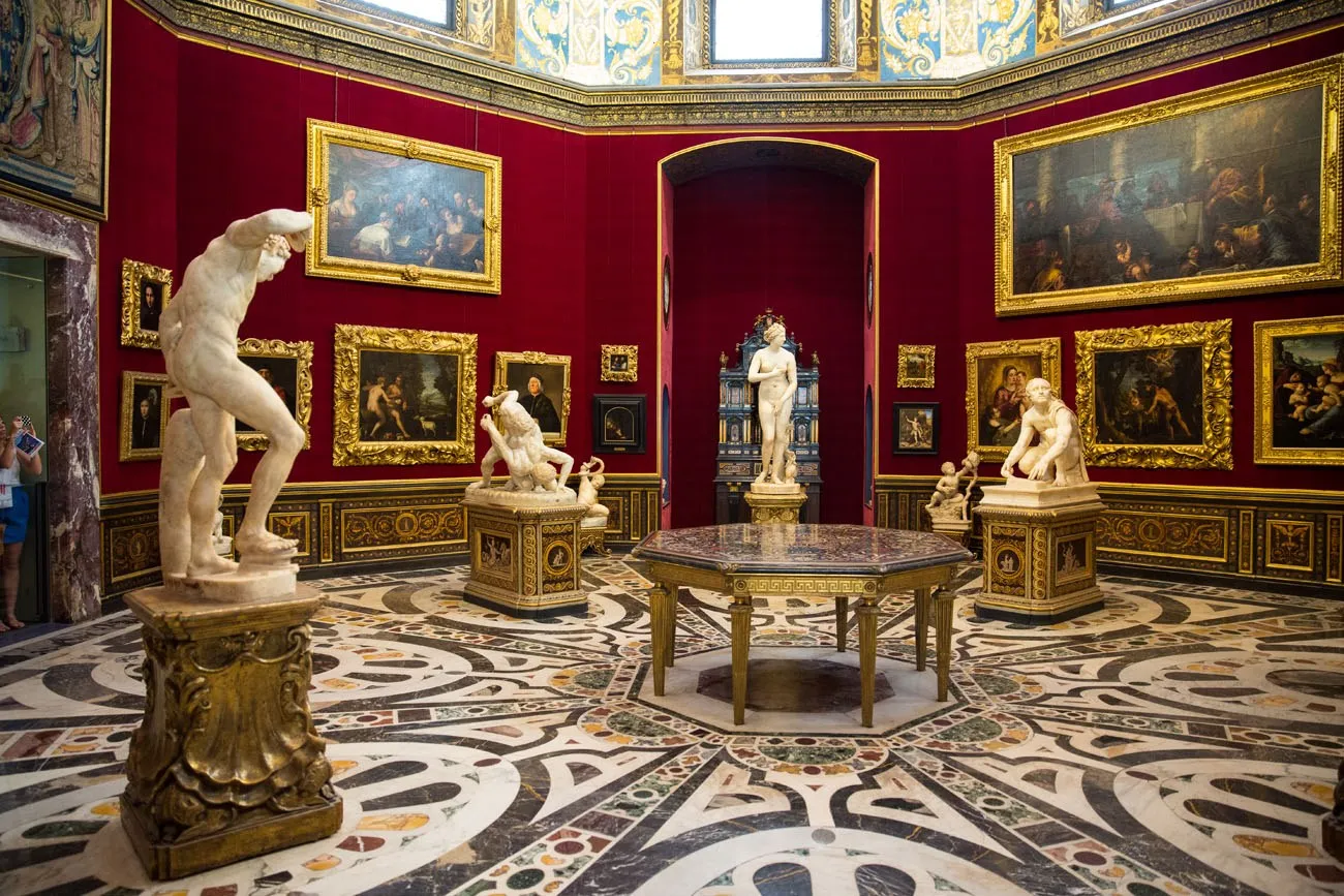 Inside the Uffizi Florence