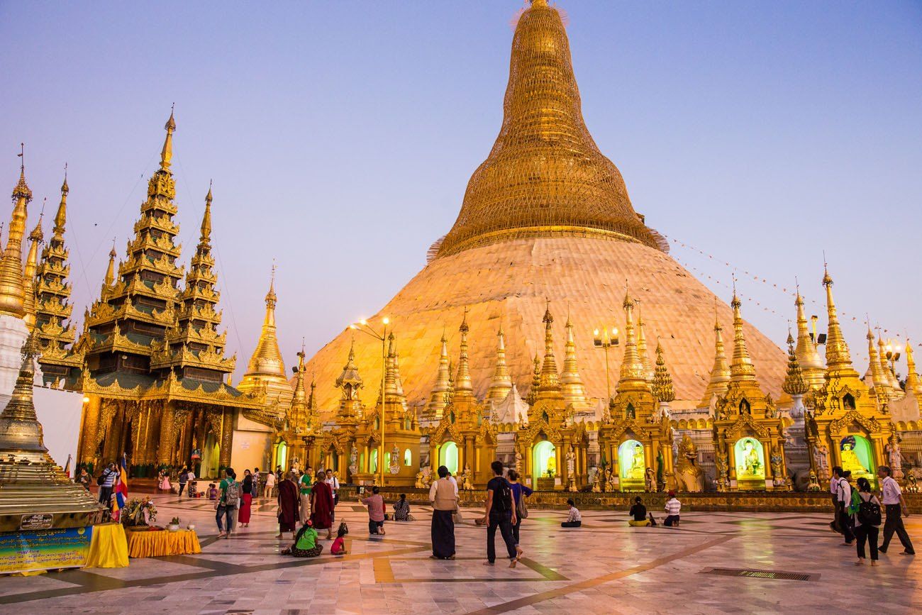 Shwedagon southeast Asia itinerary