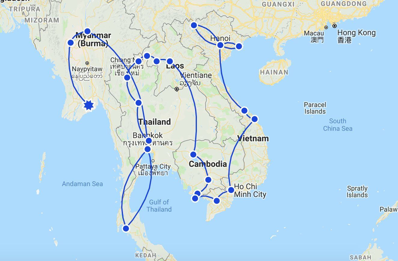 3 Month Southeast Asia Itinerary  Travel Planning Guide  Earth Trekkers