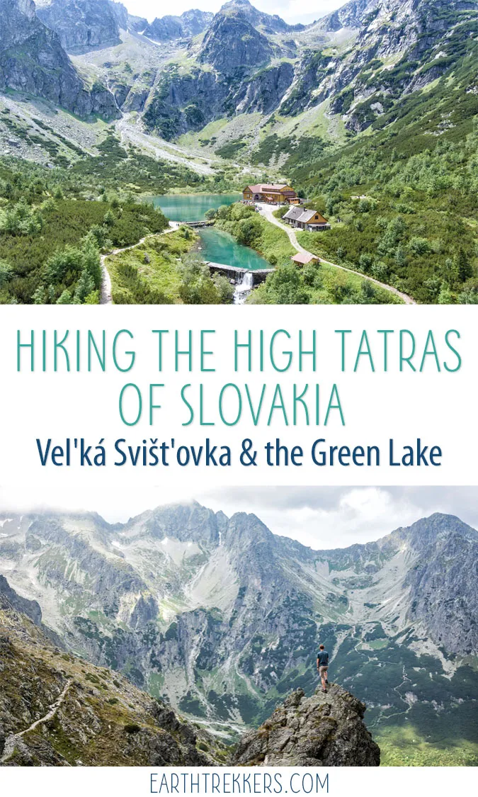 Hiking to Velka Svistovka and the Green Lake (Zelene Pleso) in the High Tatras of Slovakia.