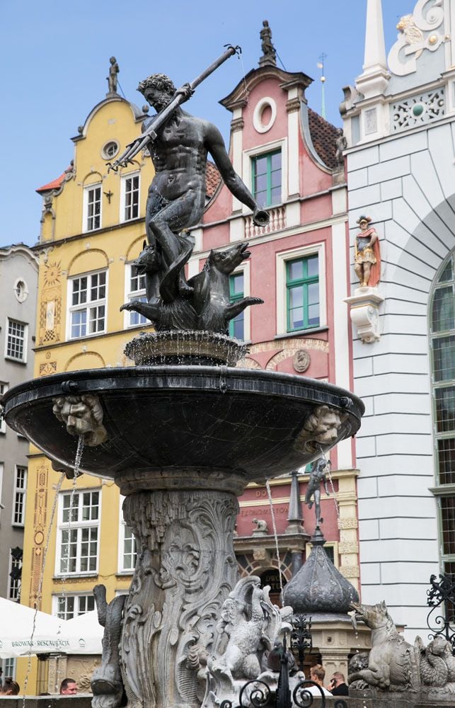 Neptune Fountain Gdansk