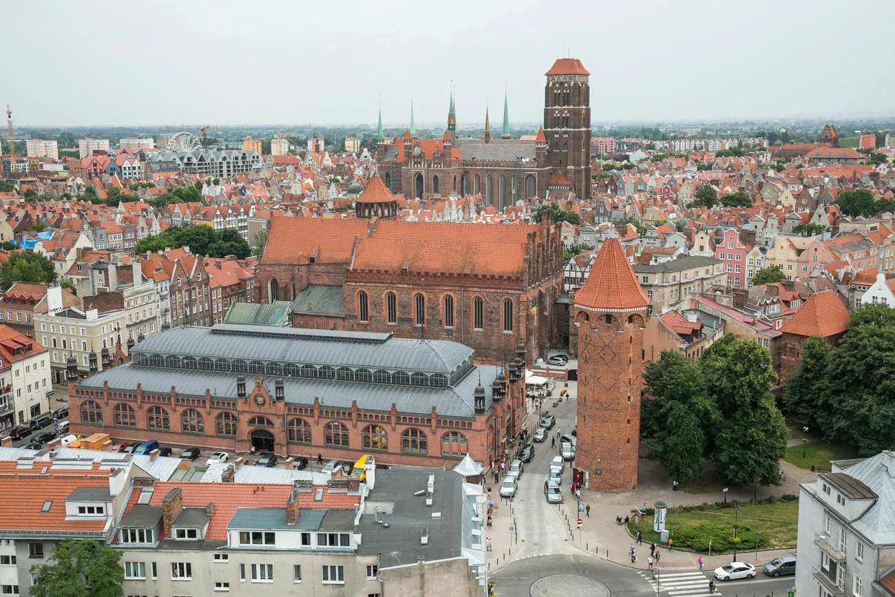 St Catherines Tower View best things to do in gdansk
