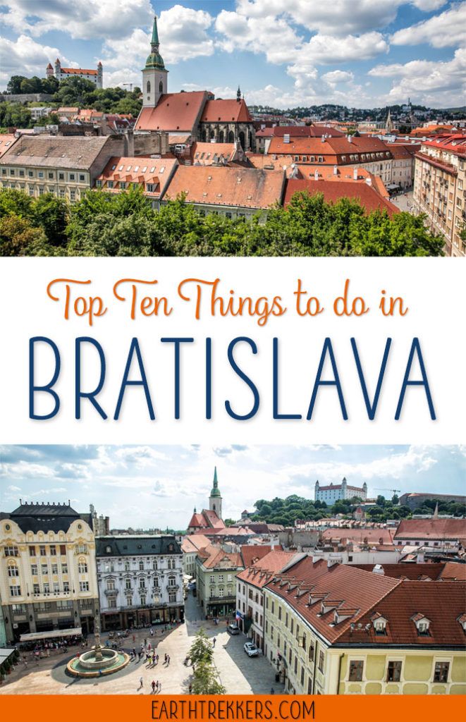 Top 10 Things to do in Bratislava, Slovakia Earth Trekkers