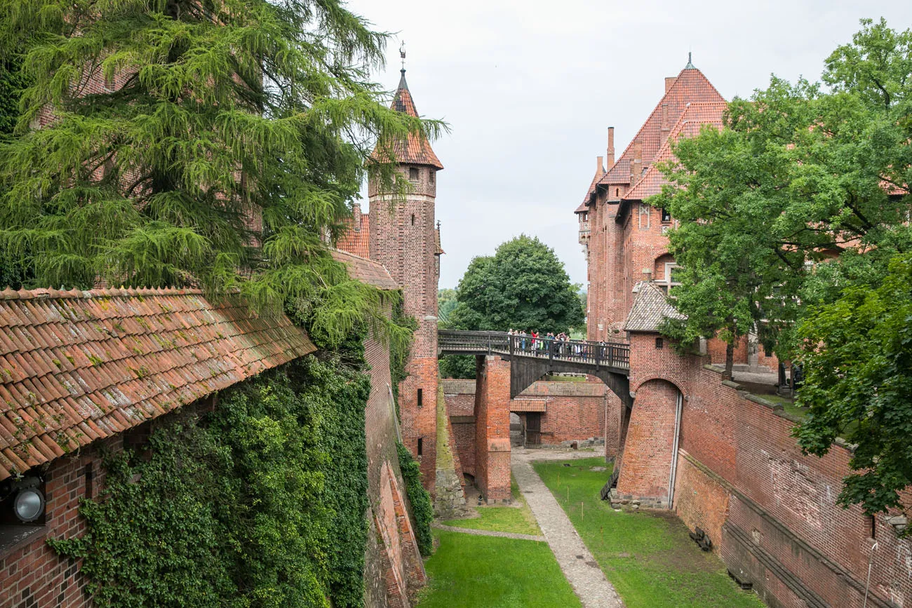 malbork castle tour from gdansk Malbork Castle Moat