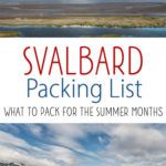 Svalbard Packing List