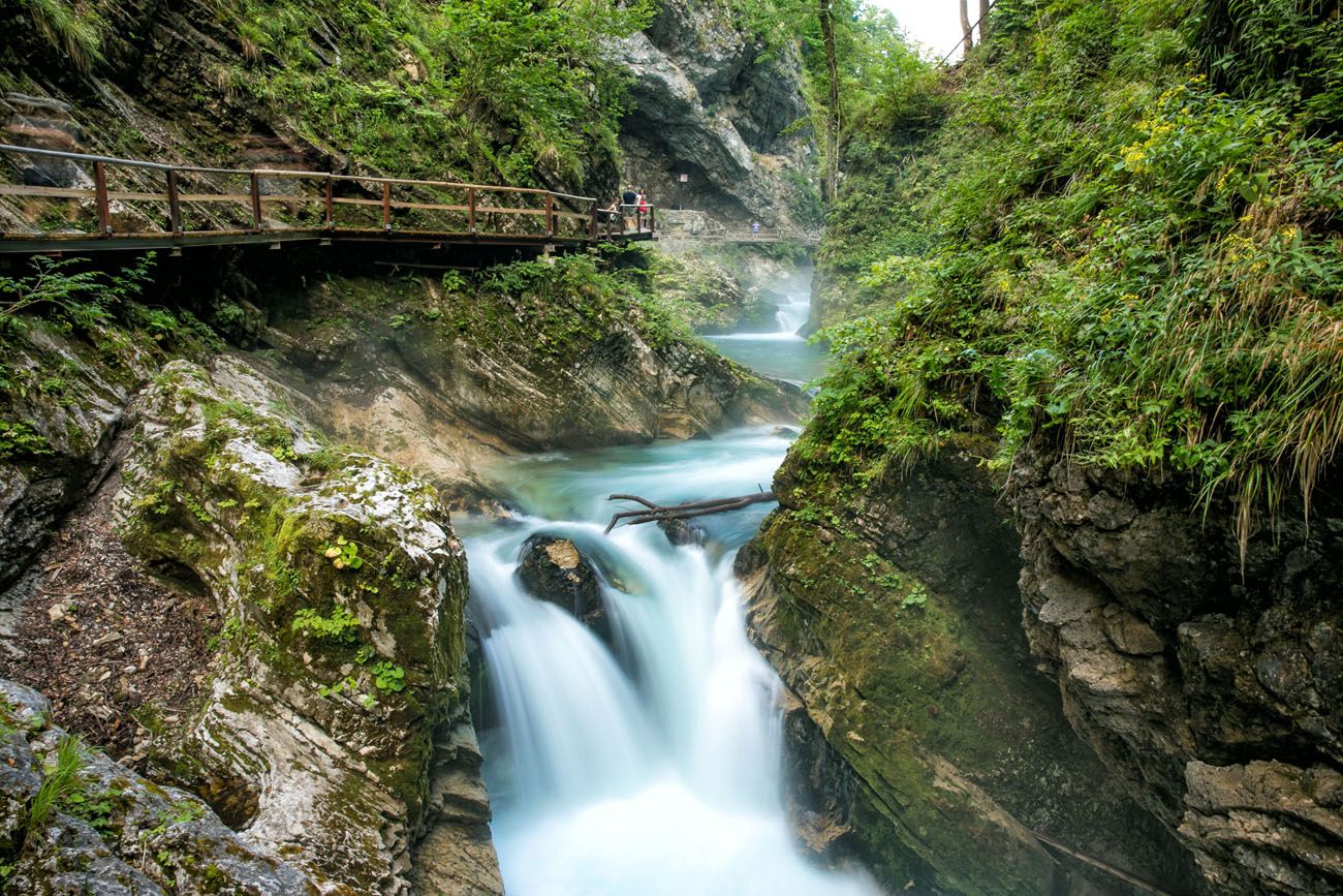Vintgar Gorge Waterfall