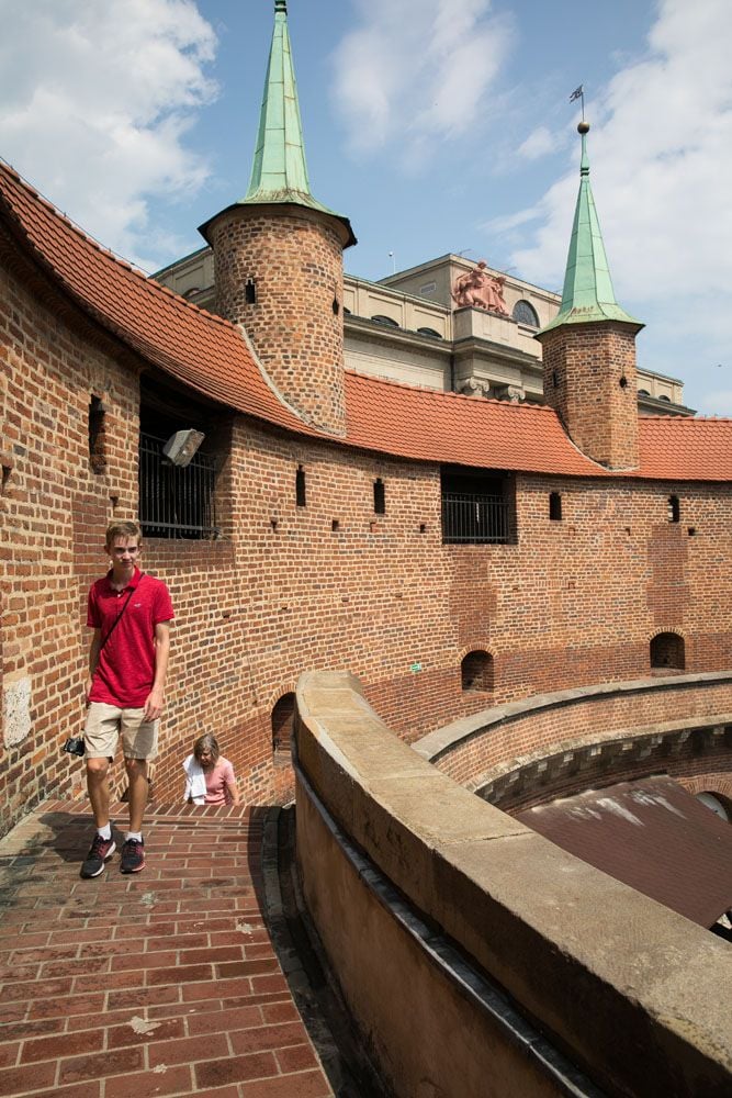 Inside Barbican best things to do in Krakow