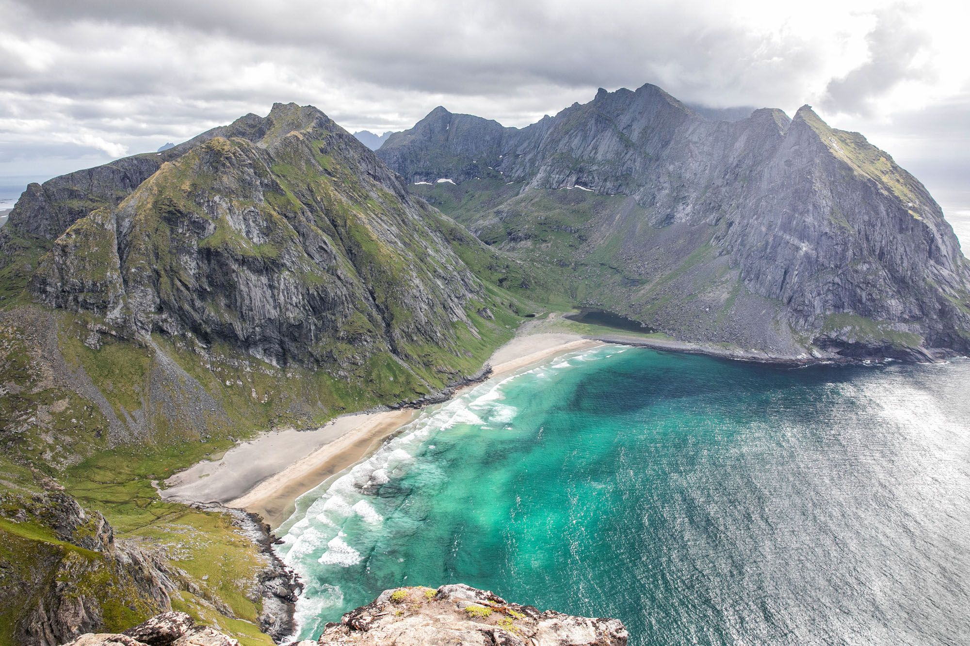 How To Hike Ryten And Enjoy The View Over Kvalvika Beach | Earth Trekkers