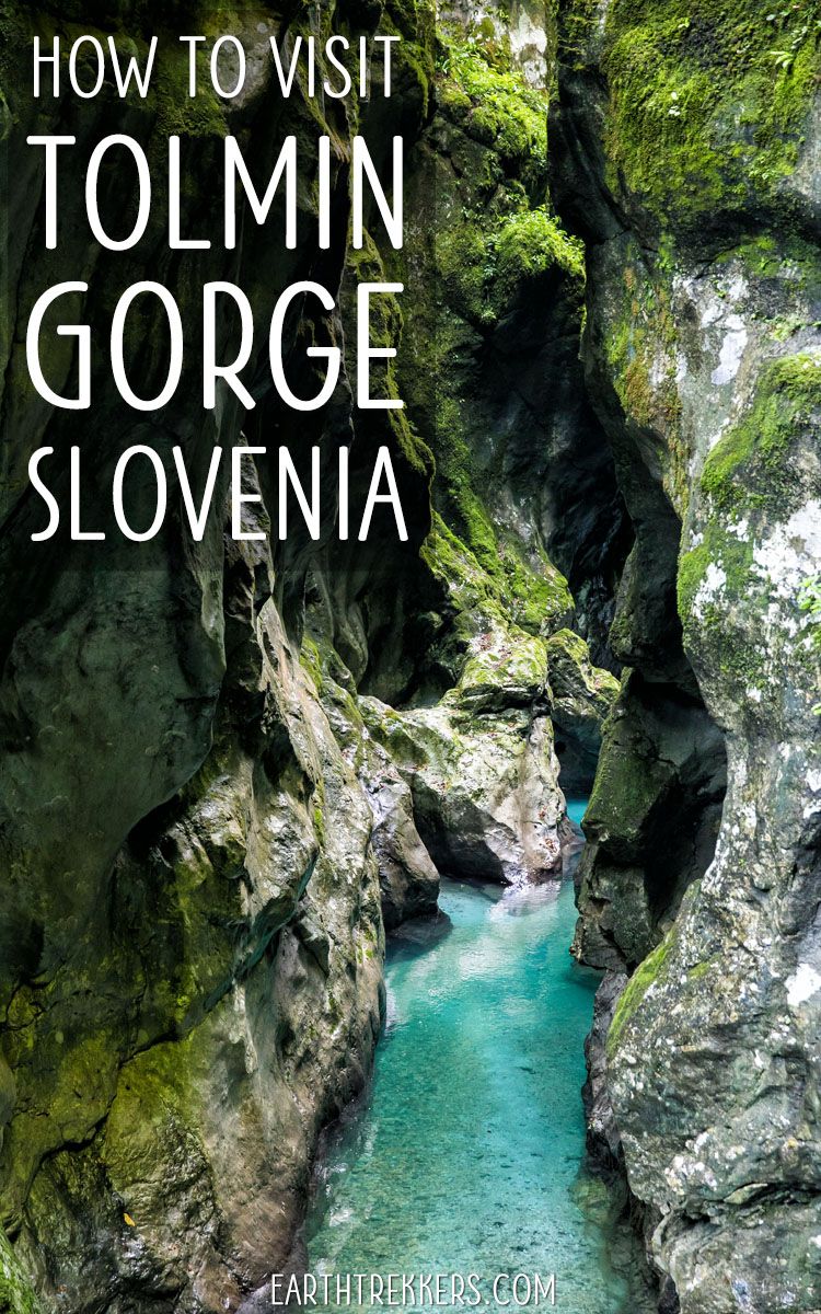 Tolmin Gorge Slovenia Triglav Park