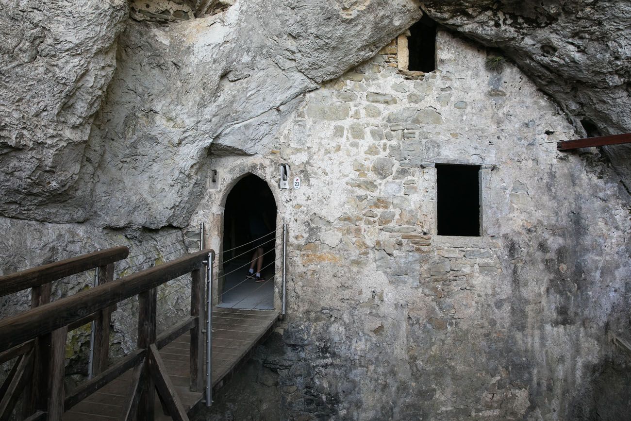 Inside Predjama Castle