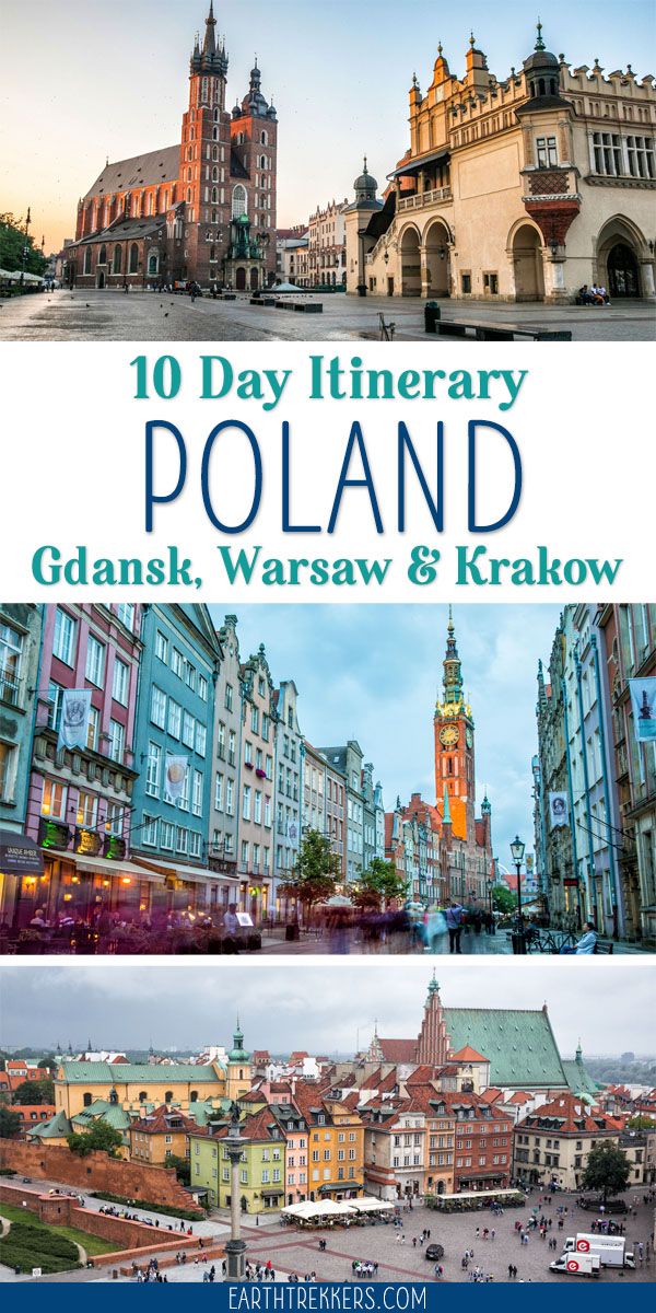 Poland Itinerary Gdansk Warsaw Krakow