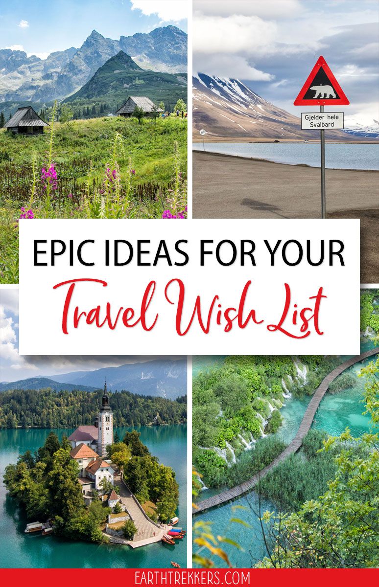 Travel Wish List Ideas